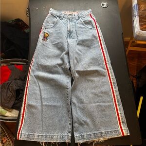 Vintage Womens Jnco Inline wide leg baggy pants Size 26-14 MEASUREMENTS SHOWN